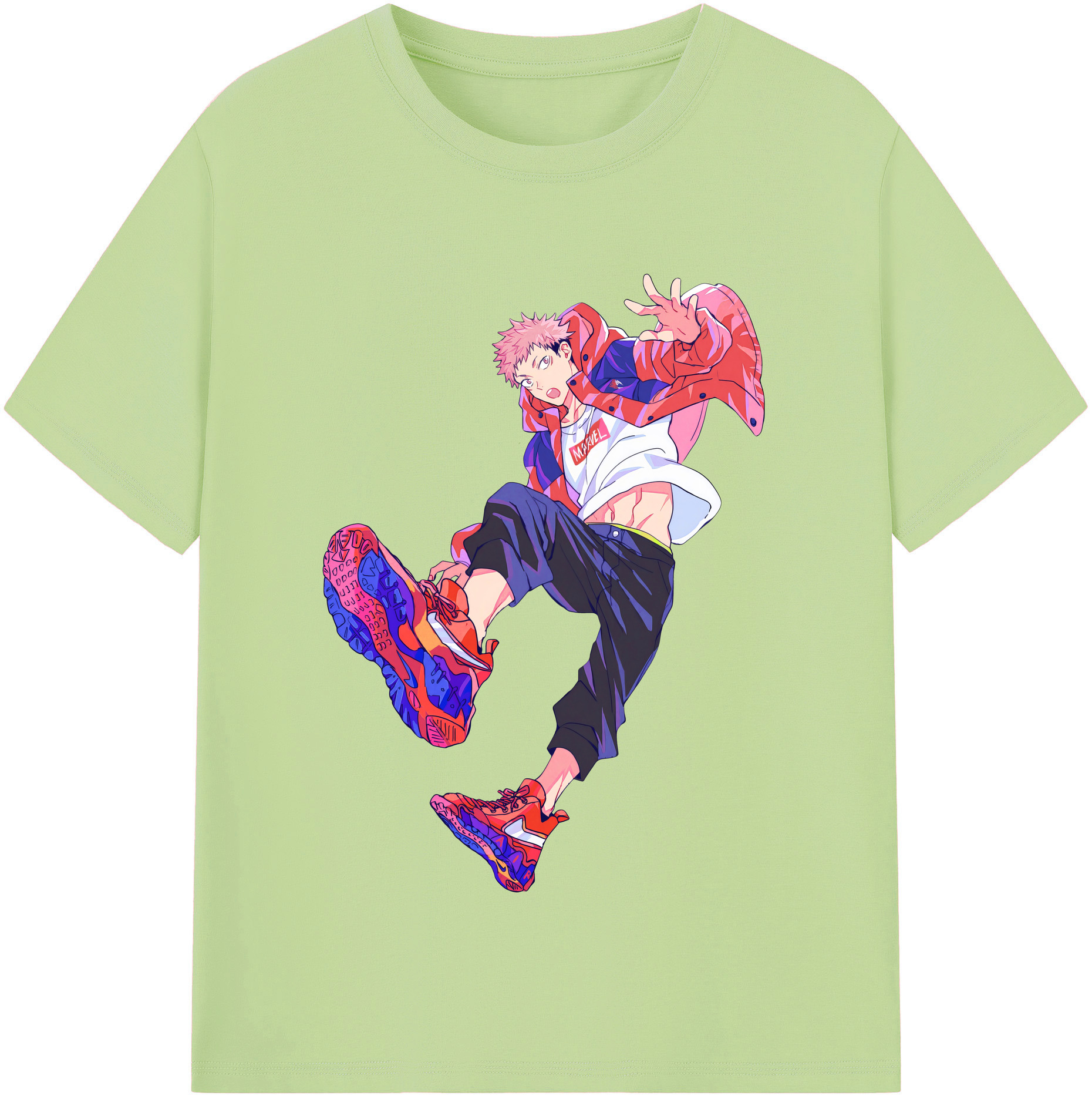 （画像用） 呪術廻戦 Jujutsu Kaisen 綿100％半袖Tシャツ（フロントプリント）
